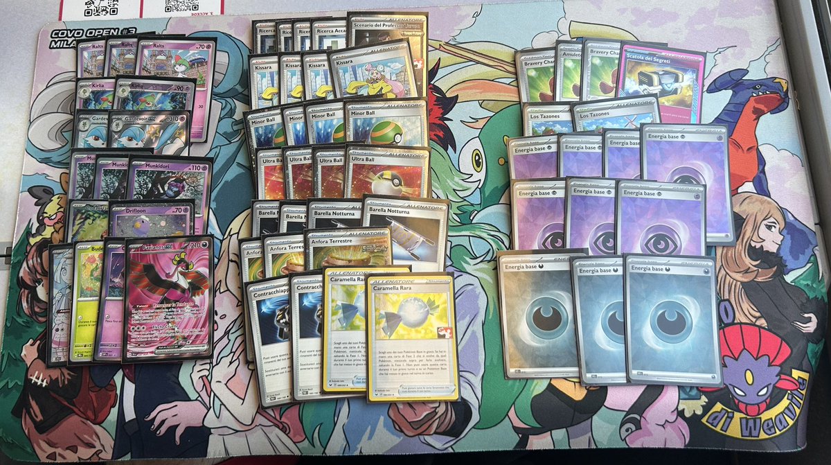 Riccardo Coviello (@rcovi_45) on Twitter photo 30th in Seville with 7-2-2. I lost just to 2 mirrors, and one tie is my fault. Deck is broken, cleffa MVP.
Thanks to my teammate <a href="/AlbertoBenvenga/">Alberto Benvenga</a> , <a href="/CinnabarLab1/">CinnabarLab</a> , and everyone who supported me.
685/T125👀 30th in Seville with 7-2-2. I lost just to 2 mirrors, and one tie is my fault. Deck is broken, cleffa MVP.
Thanks to my teammate <a href="/AlbertoBenvenga/">Alberto Benvenga</a> , <a href="/CinnabarLab1/">CinnabarLab</a> , and everyone who supported me.
685/T125👀