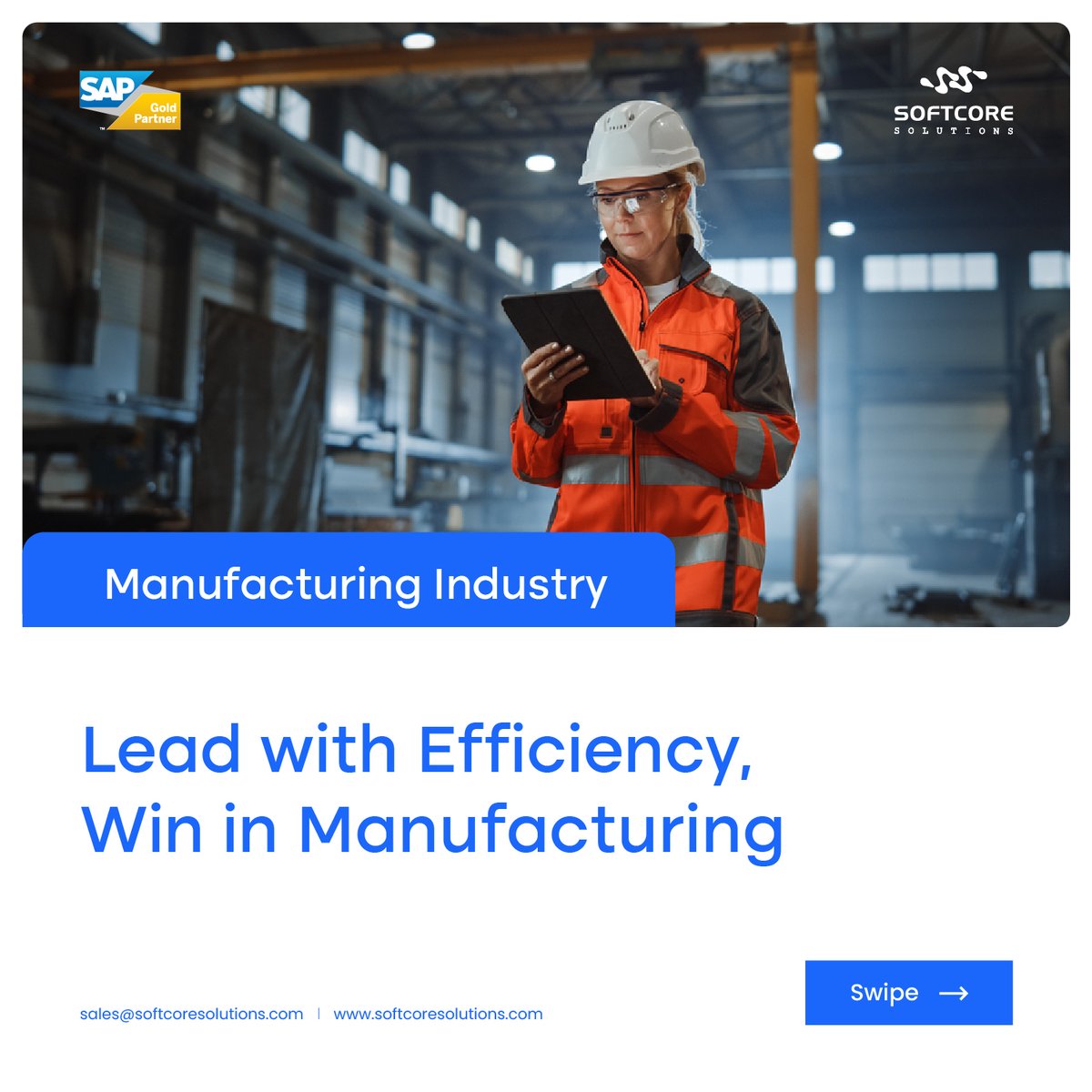 SCS_SAPB1's tweet image. Empower your business growth with SAP Business One HANA — tailored solutions for Trading, Manufacturing, Services, and Projects! Simplify operations, boost efficiency, and lead with confidence. Your journey to excellence starts here.

#SAPBusinessOne #softcoresolutions