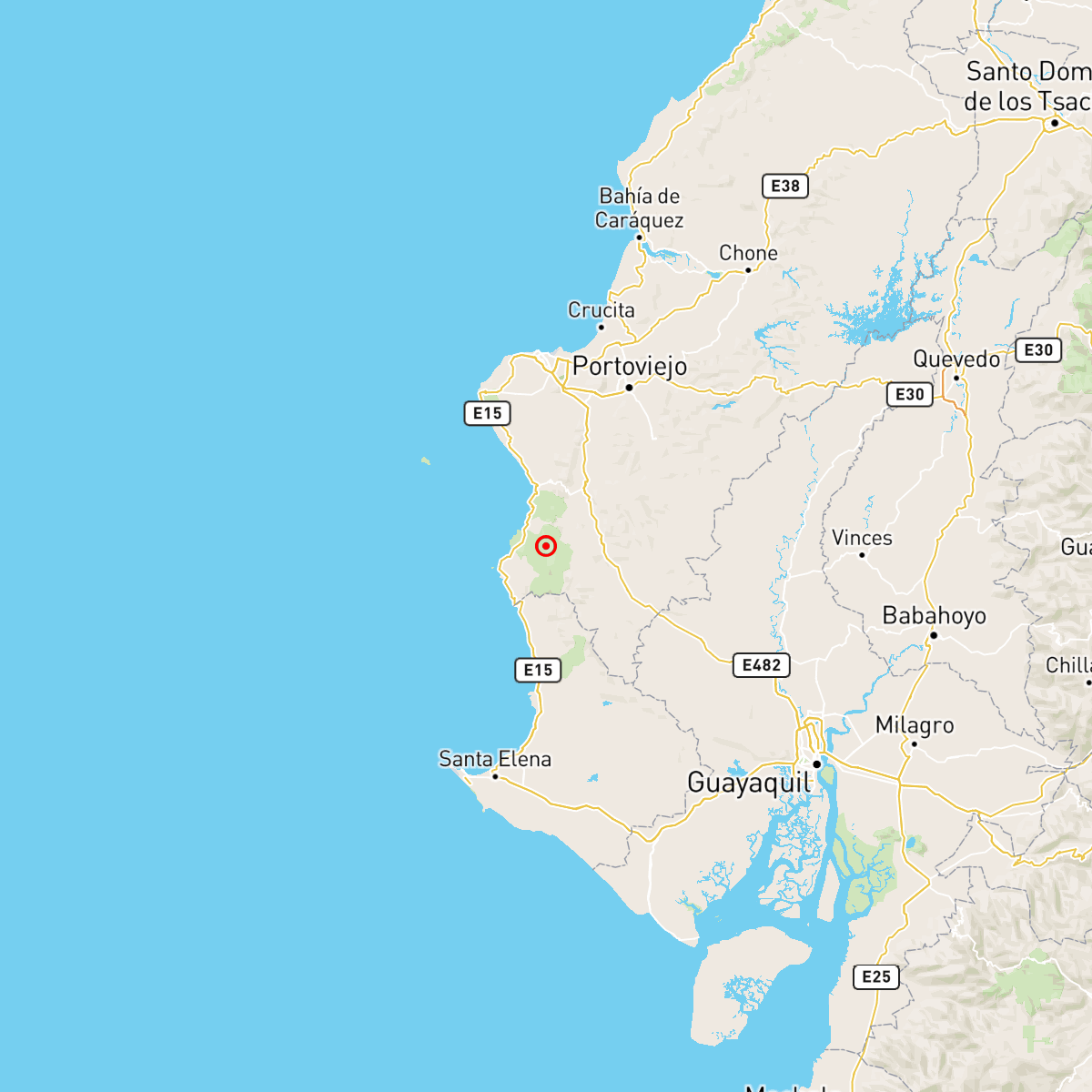 [PRELIMINAR]
Evento: igepn2025igha
Ocurrido: 2025-04-28 01:38:49
Mag.: 3.6M
Prof.: 5.0 km
Lat.: 1.531° S
Long.: 80.705° W
Localizado: a 11.42 km de Puerto Lopez, Manabi
Sintió este sismo? Repórtelo: servicios.igepn.edu.ec/url/NTEwNg==