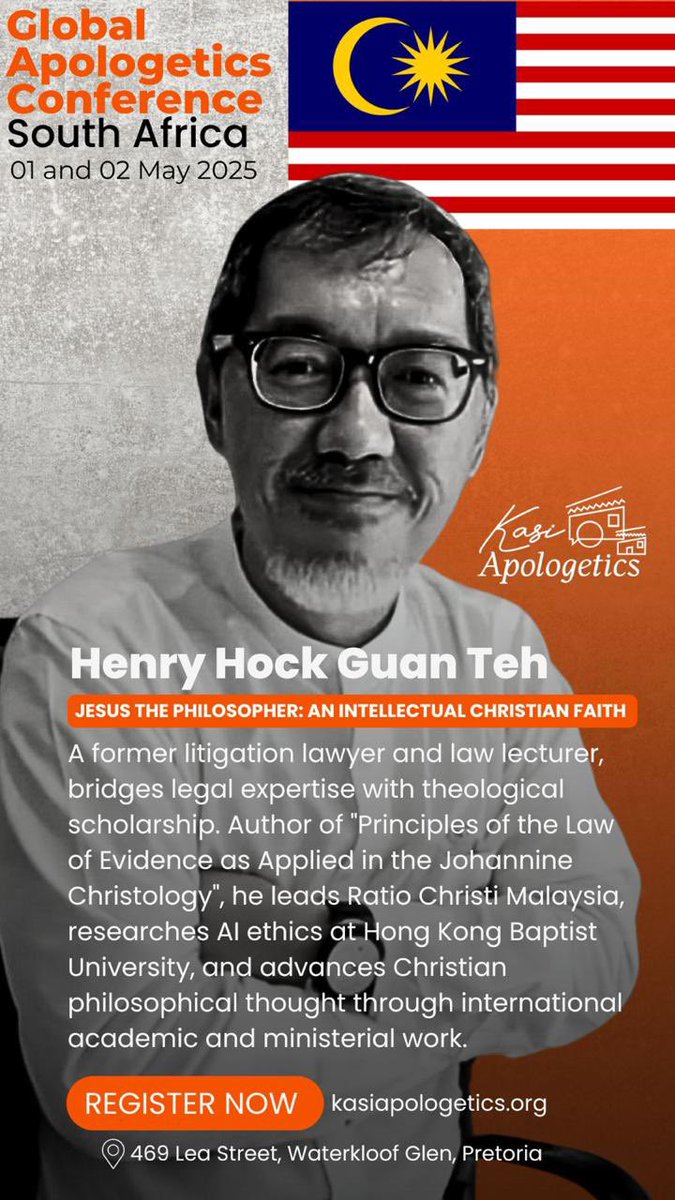 Don’t miss out on this amazing opportunity from #KasiApologetics they will be holding a conference that will help you learn about Christianity and African Identity: Conversations on Truth, Myths, and Coloniality