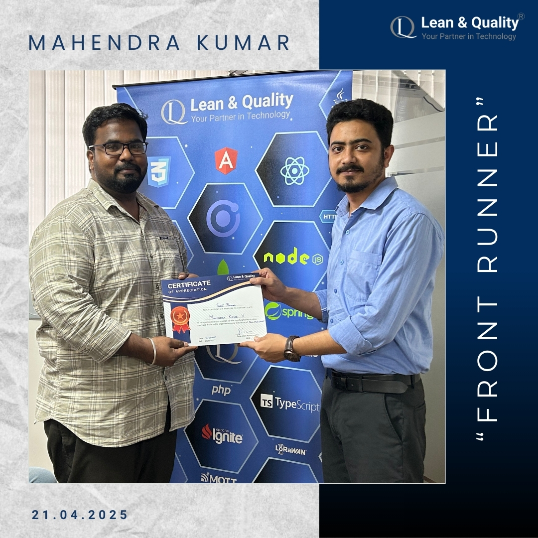 lnqtech's tweet photo. 𝐋&amp;𝐐 𝐀𝐰𝐚𝐫𝐝𝐬 𝟐𝟎𝟐5

We are happy to announce the winners for the year 2025 and thankful for their relentless efforts.

𝑪𝒐𝒏𝒈𝒓𝒂𝒕𝒖𝒍𝒂𝒕𝒊𝒐𝒏𝒔 𝒕𝒐 𝟐𝟎𝟐5 𝐅𝐫𝐨𝐧𝐭𝐫𝐮𝐧𝐧𝐞𝐫𝐬:
MahendraKumar 
Surekha Sandhu 
Aditya M

#EmployeeRecognition #CelebratingSuccess https://t.co/fz8bcl3iGg