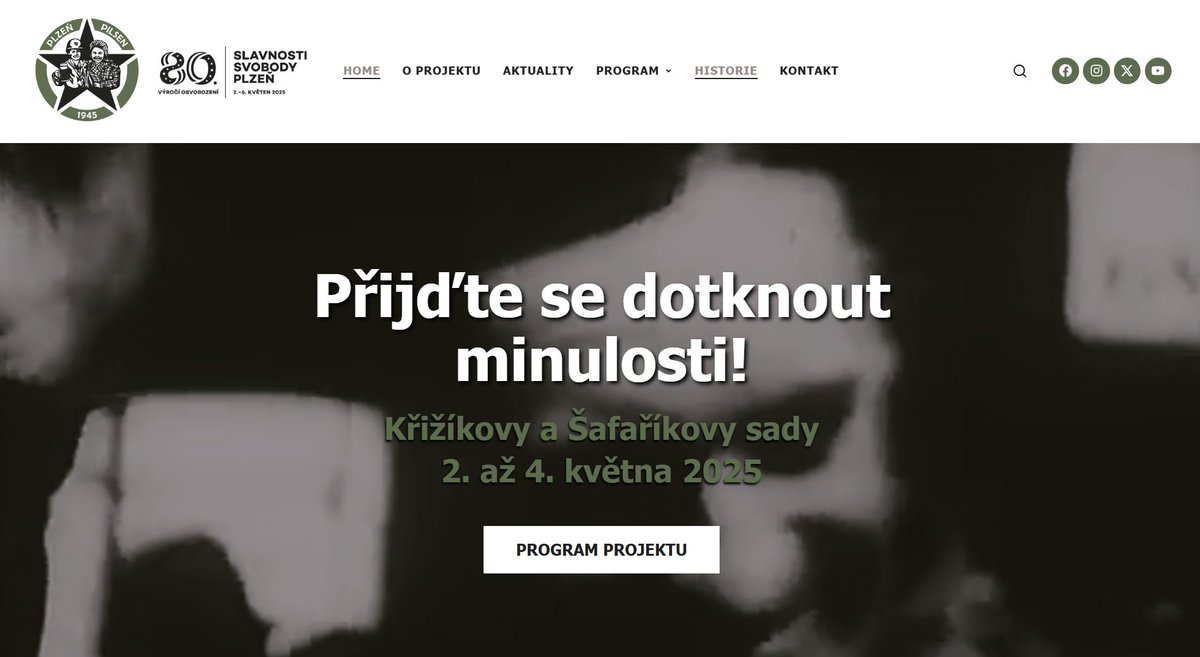 ProjektPlzen45's tweet photo. Otevřete si webovou stránku https://t.co/b7KqQEd0dG a podívejte se podrobněji na program našeho projektu v rámci letošních Slavností svobody. Prostřednictvím těchto stránek si můžete rezervovat školní exkurzi nebo komentovanou prohlídku 109. evakuační nemocnice! https://t.co/vqlfzEiTBb