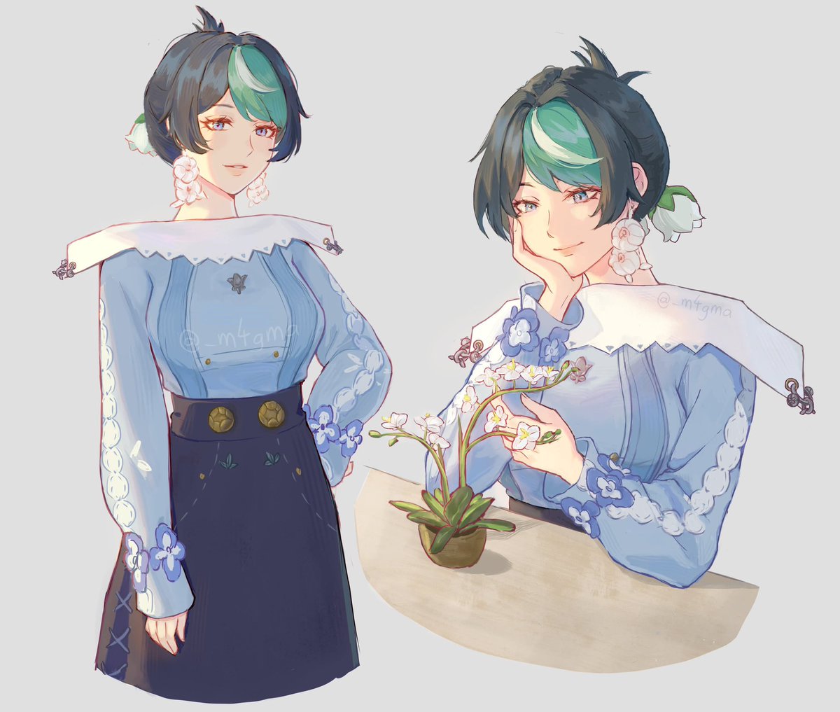 cornicle_'s tweet photo. @KadeKido Hii!!! Thank you for the opportunity 🫶🫶 I’m an aspiring illustrator and I’d love to get in VGen :D

My VGen: https://t.co/D0cJee1Fls https://t.co/L1ZY1W7mdO