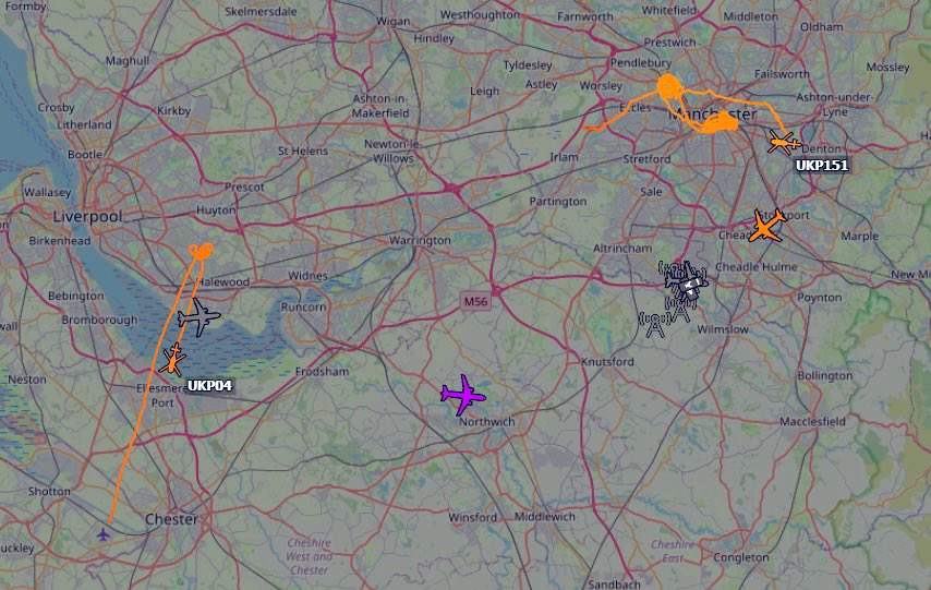 What we like to see when looking at them well known flight tracking sites…. Both of the North West aircraft up supporting officers on the ground to make our communities safer and protecting the vulnerable overnight.