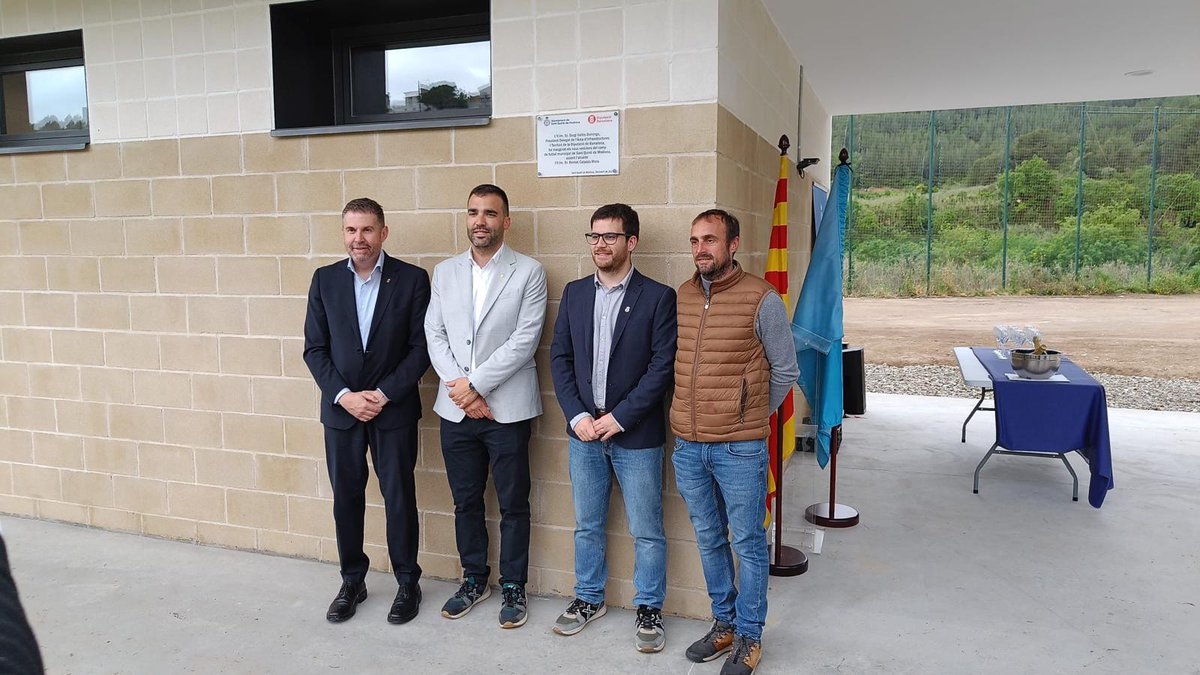⚽️Sant Quintí de Mediona estrena nous vestidors al camp de futbol municipal👏

🙌Enhorabona a tots els que heu fet possible aquest projecte, clau per oferir millors condicions a tots els esportistes i clubs locals i millorar la pràctica esportiva de la ciutadania en general