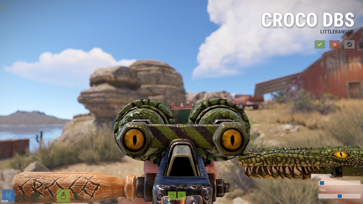 LittleRangerOMG's tweet photo. Croco DBS 🐲
Link: https://t.co/GFPvhFvzU7

I hope you like it!

@playrust

#rust #rustskins #rustworkshop https://t.co/0t9daEKsPr