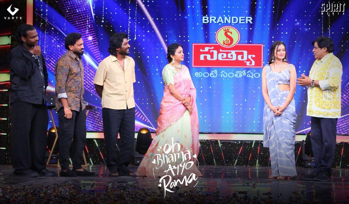 V Arts (@vartsfilms) on Twitter photo Doubling the Entertainment in #OBAR style 🤩
Team #OhBhamaAyyoRama joined the ever-amazing <a href="/ItsSumaKanakala/">Suma Kanakala</a> at #SumaAdda show for an entertaining evening full of laughs, fun stories, and insider deets ❤️🔥
<a href="/ActorSuhas/">Suhas 📸</a> #MalavikaManoj <a href="/anitahasnandani/">anitahassanandaniReddy</a> <a href="/NenuMeeRamm/">Ram Godhala</a> <a href="/radhanmusic/">Radhan Music</a> Doubling the Entertainment in #OBAR style 🤩
Team #OhBhamaAyyoRama joined the ever-amazing <a href="/ItsSumaKanakala/">Suma Kanakala</a> at #SumaAdda show for an entertaining evening full of laughs, fun stories, and insider deets ❤️🔥
<a href="/ActorSuhas/">Suhas 📸</a> #MalavikaManoj <a href="/anitahasnandani/">anitahassanandaniReddy</a> <a href="/NenuMeeRamm/">Ram Godhala</a> <a href="/radhanmusic/">Radhan Music</a>