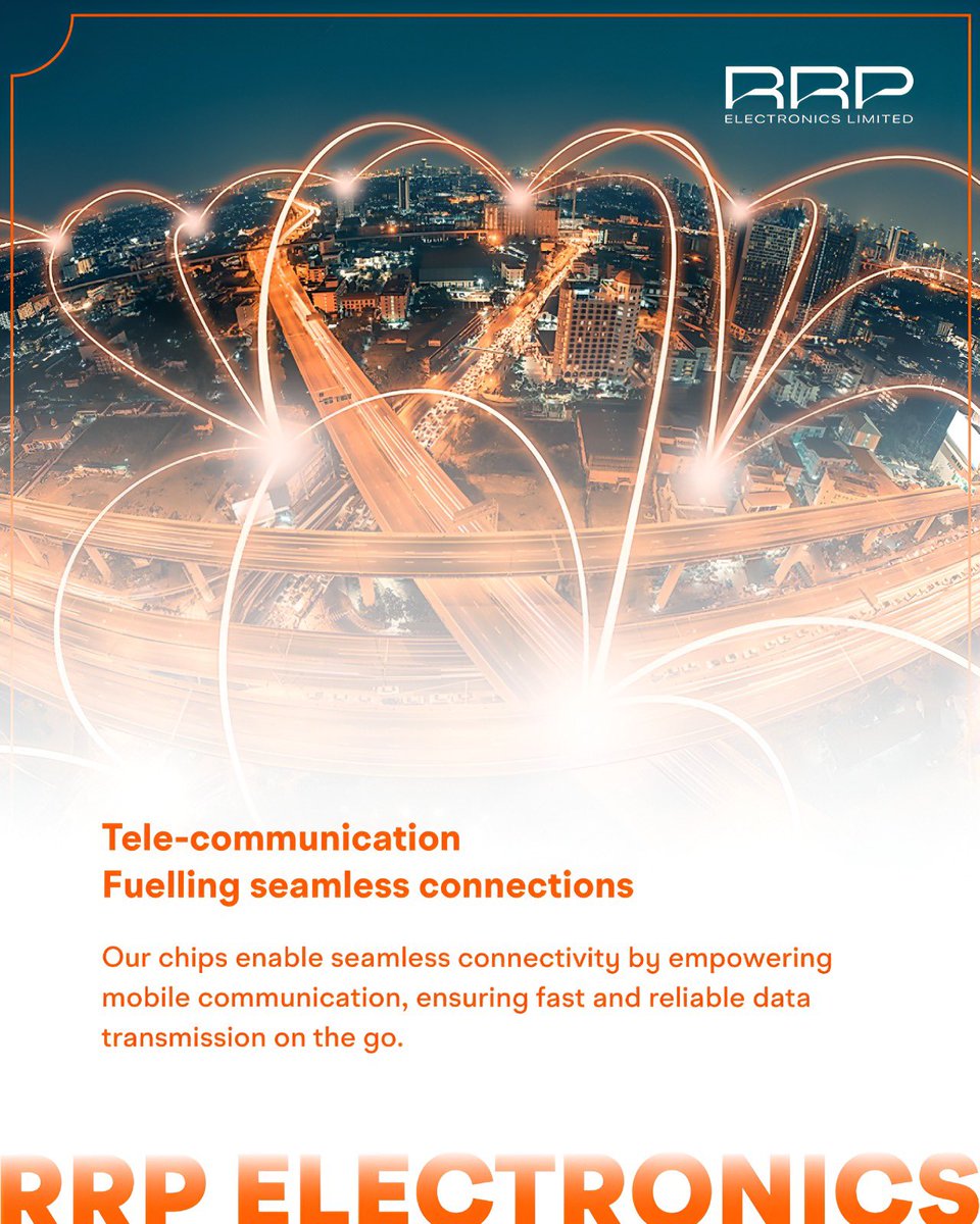 rrpelectronic's tweet image. Connecting the world, one chip at a time!
At RRP Electronics, our advanced chips power seamless telecom connectivity — ensuring speed, reliability, and innovation for the future.
#TelecomSolutions #ConnectedWorld #RRPElectronics #InnovationInConnectivity