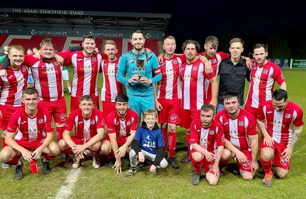 Lifting the Adam Stansfield memorial trophy for the second year running ❤️