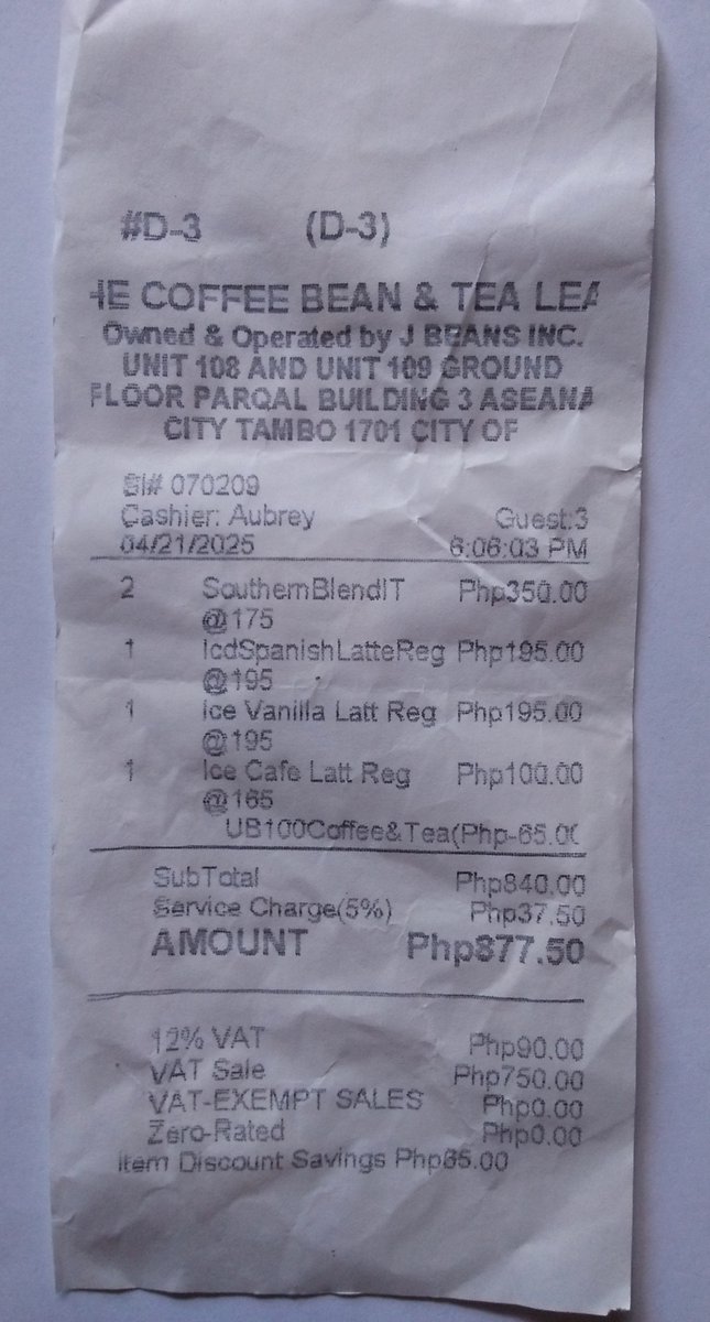 0mon0's tweet photo. Napaka-misleading naman ng promo ng
@unionbankph at @cbtlph

@cbtlph folks at @ParqalAseana branch said it's legit, so our group went in.  

Only to find out that they'd only discount 1 cup. At talagang may service charge pa ah considering the elitist attitude ng mga servers.👎 https://t.co/QATt4MDTkO