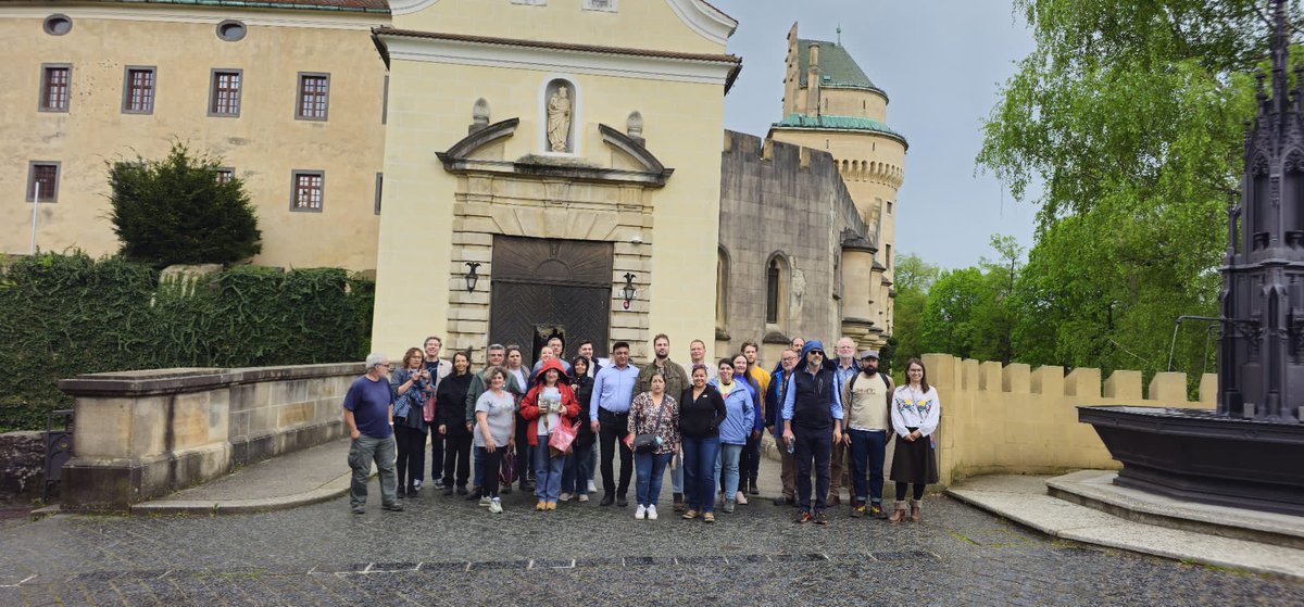 Final day in #Bojnice 🇸🇰! We visited the Research Institute of Fruit &amp; Decorative Trees 🍏, toured their facilities, tasted their amazing products 😋, and ended at the stunning Bojnice Castle 🏰

#AF4EU #Agroforestry #Innovation