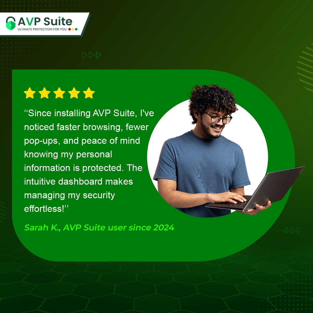 avp_suite's tweet image. Experience the difference complete cyber protection makes. [chromewebstore.google.com/detail/avp-onl…]

#CustomerTestimonial #AVPSuite #CyberSecurity #UserExperience #DigitalProtection