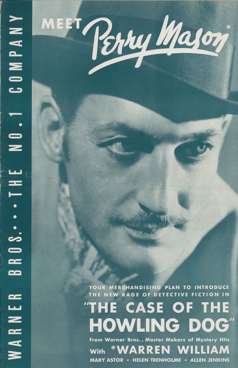 FrankMalfitano's tweet photo. FILM OF THE DAY: Snappy 1934 #mystery that was the 1st of the #1930s #PerryMason #movies mostly starring ever suave & roguish #WarrenWilliam as the ultimate lawyer, this gets confusing at times but is fast & fun #MaryAstor little known #HelenTrenholme & #DorothyTree are both π https://t.co/8DilIQkYDa