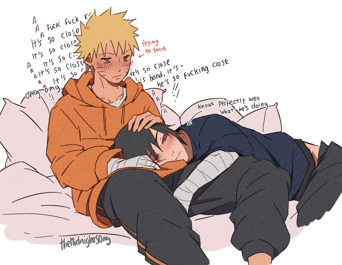 *ends sexual* 
#narusasu #ナルサス #鸣佐 #doodle