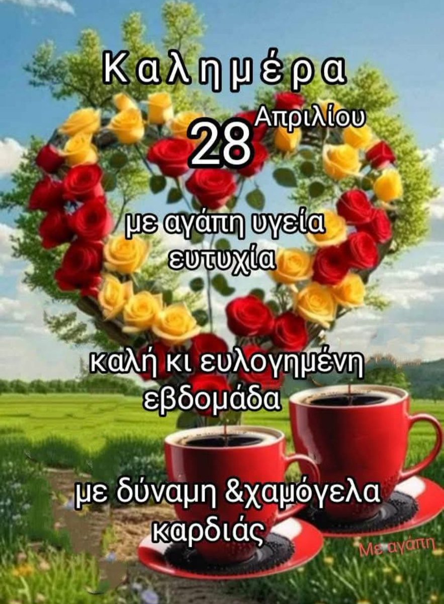 Καλημέρα καλή εβδομάδα 💕💕
