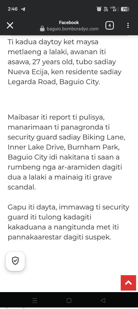 Sa mga bumabalak nq mag Outdoor fun sa Baguio warning para iwas huli.