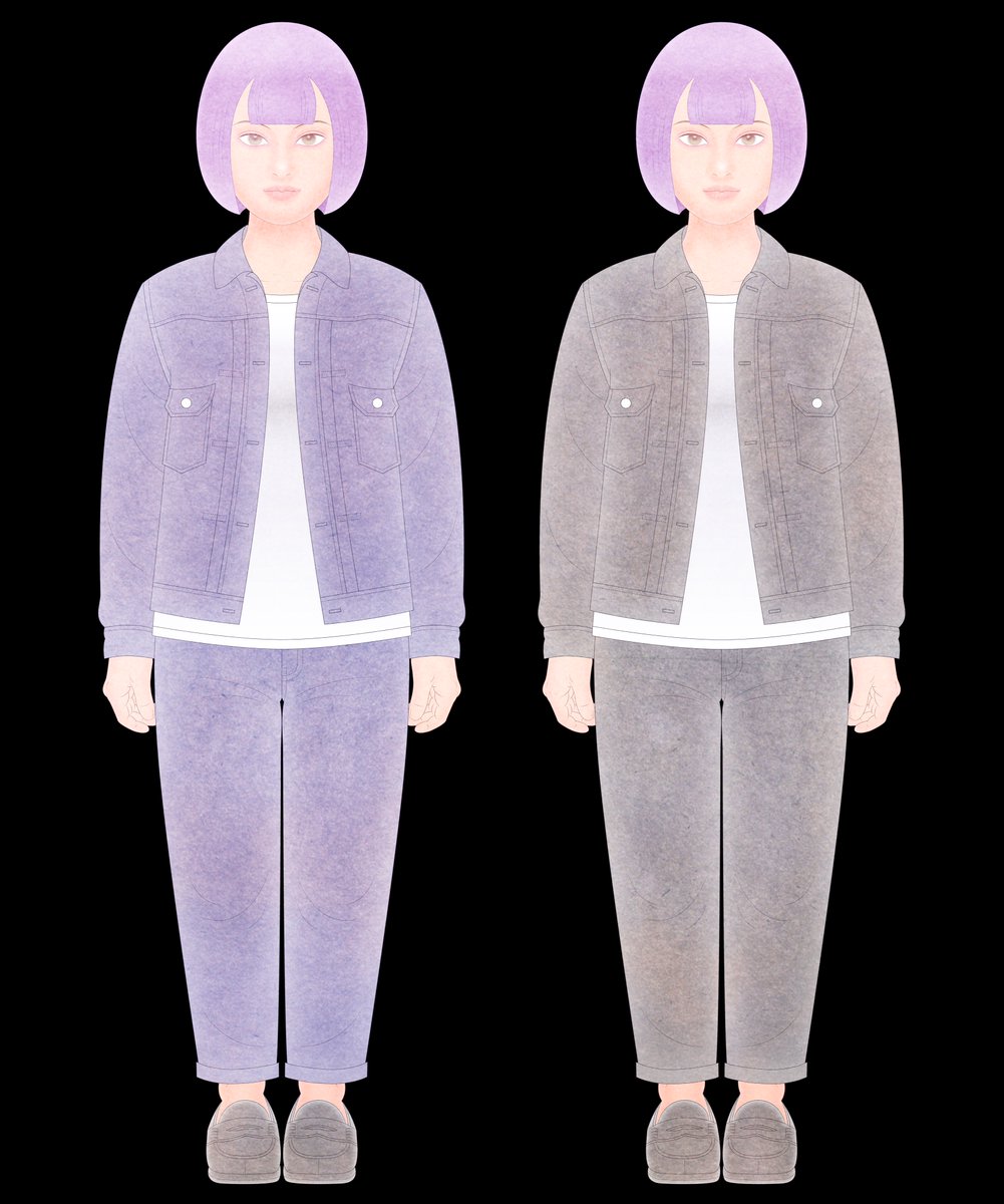 Gジャンと女性。Gジャンはセカンドモデル。#美少女イラスト #イラスト #女性