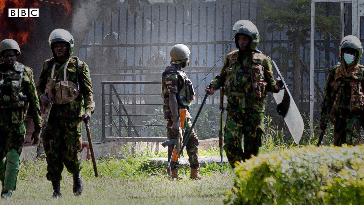 🇰🇪In June last year, blood was spilt on the grounds of Kenya’s parliament.

Bringing that #FinanceBill2024 protest to a harrowing end.

Who pulled the trigger has been a mystery.

But now, ten months later, #BBCAfricaEye can show you who they are.