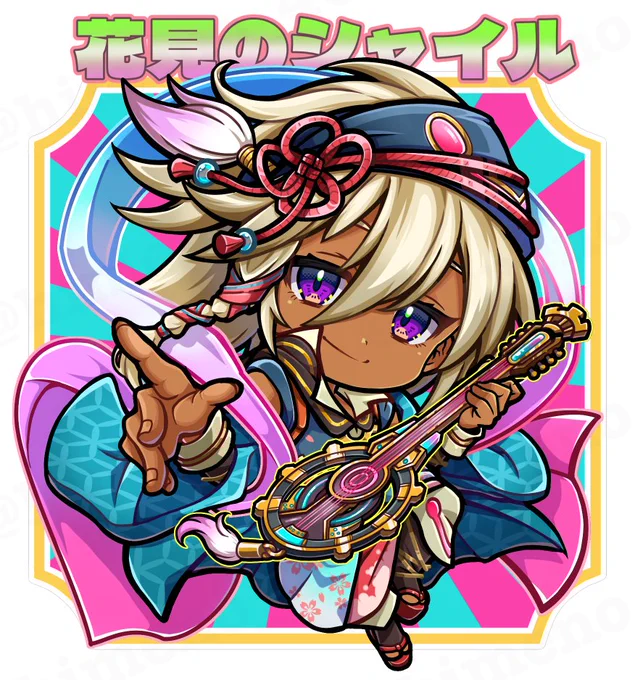シールにしようと思って印刷してないラメールとシャイルさん#ミニキャラ 