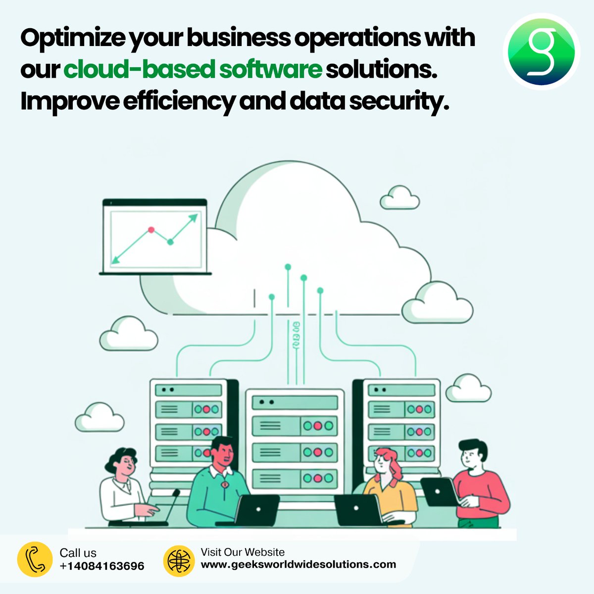 geek__solutions's tweet image. Boost Your Business Efficiency with Cloud Power!
Streamline your operations, secure your data, and confidently scale using our cloud-based software solutions.
Let technology do the heavy lifting for you!
Call us at: +1 408 416 3696
#CloudSolutions #TechForBusiness #ITSupport