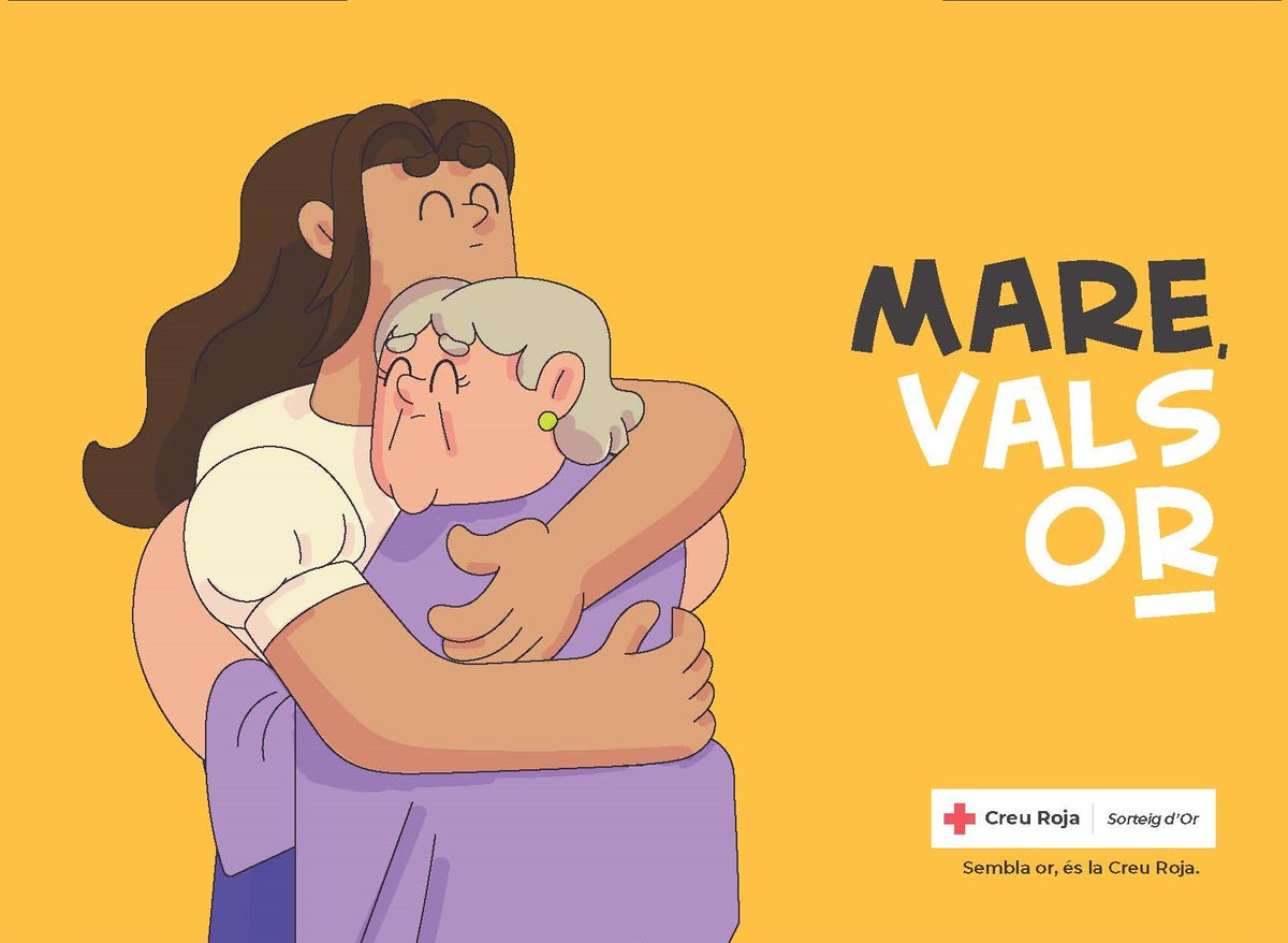 Segur que li has dit a la teva mare que val or per tot el que fa. Per què no l'hi dius amb una butlleta del #SorteigdOr? Un regal per a ella i una manera de ser al costat de les persones que més ho necessiten. 

Compra aquí les teves butlletes cruzroja.es/sorteodeoro/

#ValOr