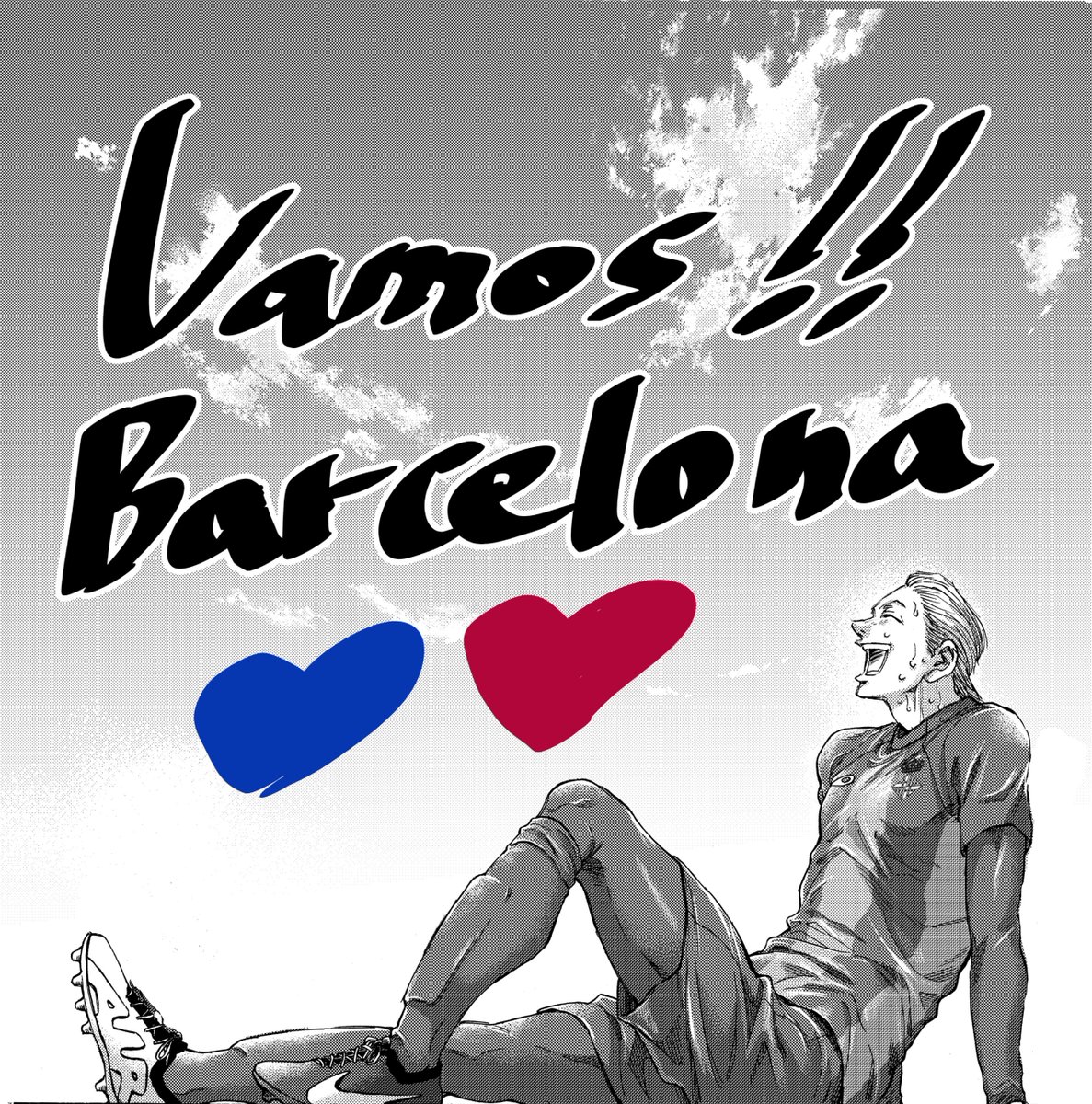 NormaEdManga's tweet photo. ¿Ya habéis visto esta genial ilustración de Yûgo Kobayashi celebrando la victoria del FC Barcelona? 🤩

¡Contáis con #AoAshi en catálogo! ¡Muy pronto, nuevo tomo!
https://t.co/YcvLJ3IMki https://t.co/CK8GgYUDfo