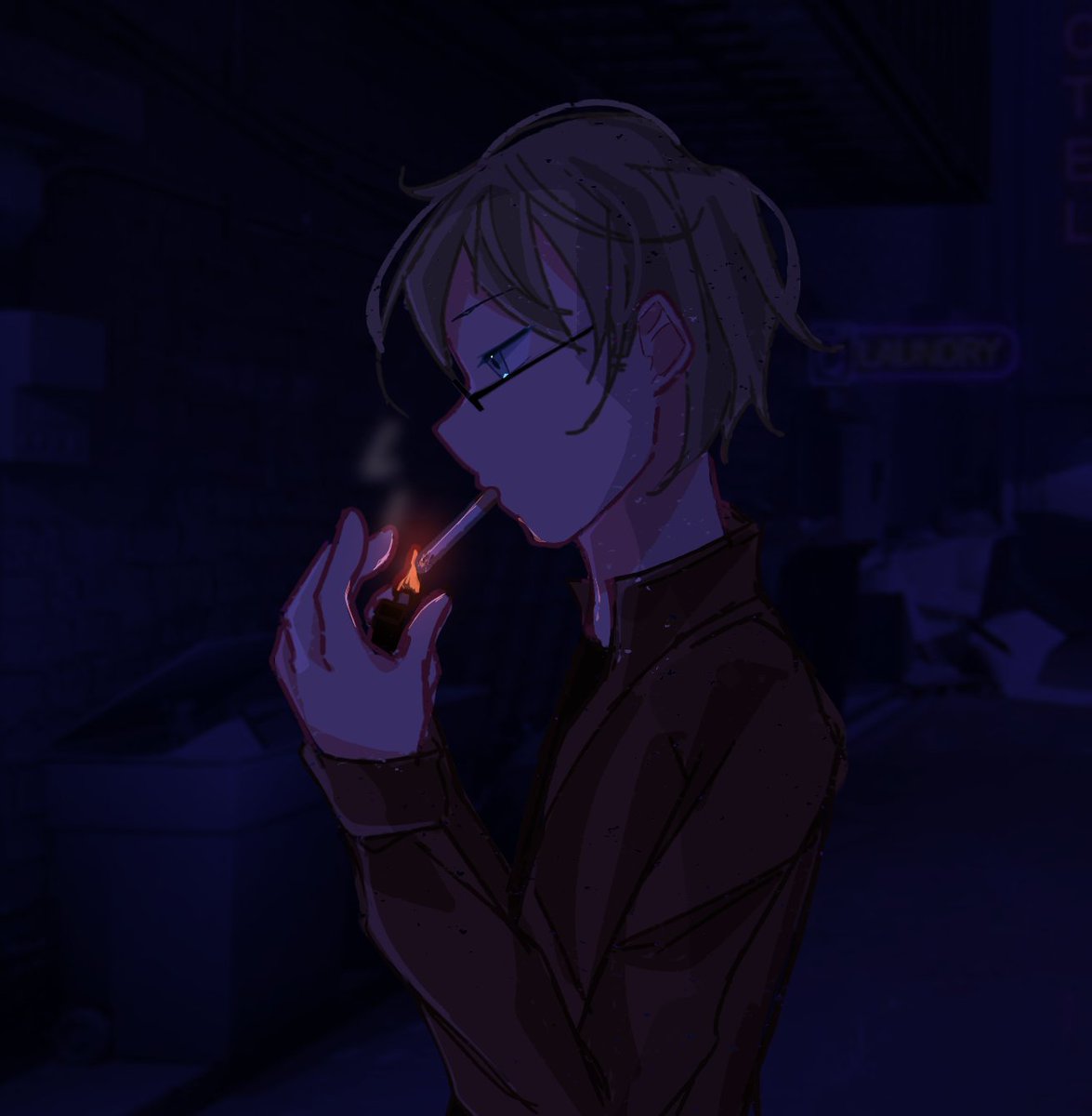 Rlovy00's tweet photo. #nightcity #ocart  💜 https://t.co/zxe7Dxdtim