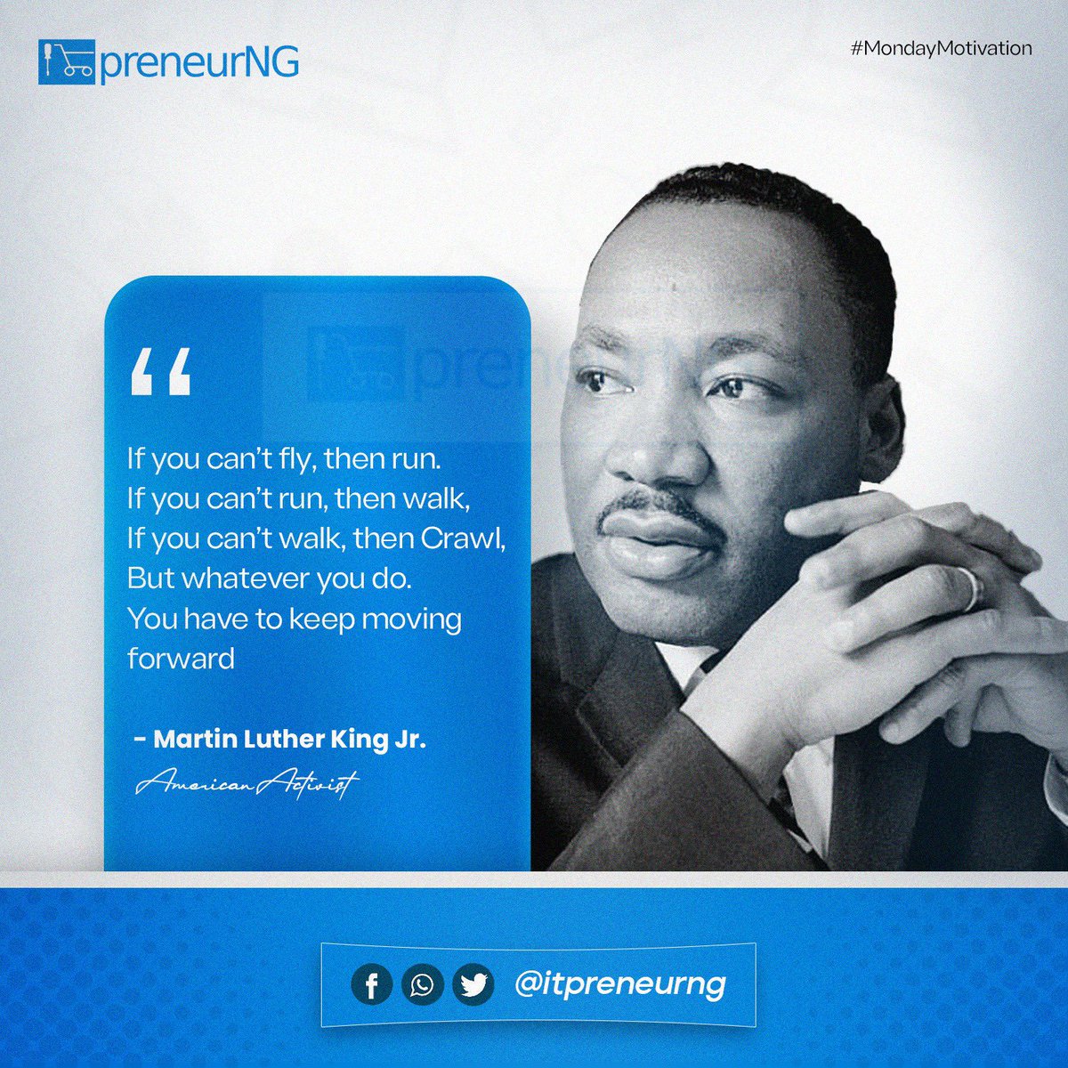 itpreneurng's tweet photo. Just keep moving. 
Good morning https://t.co/PZx3nQNbej