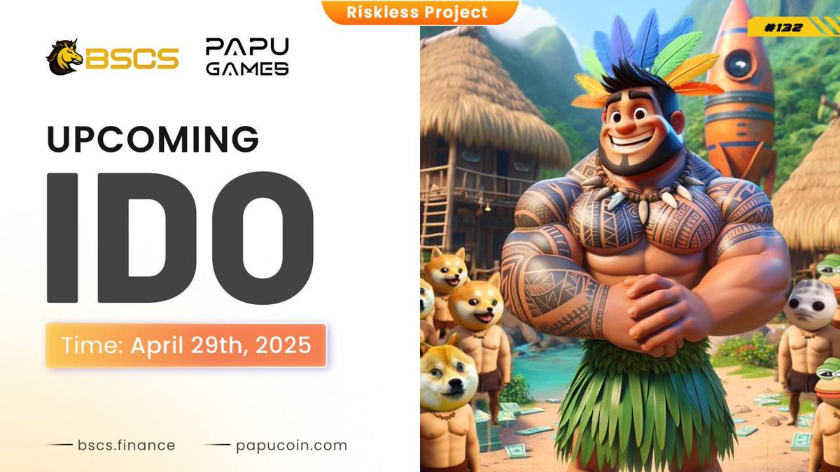 BSCS Official (@bscs_global) on Twitter photo 📣 <a href="/BSCS_Global/">BSCS Official</a> is pleased to host IDO Sale for <a href="/PapuNextGen/">PAPU GAMES</a> this Apr 29.
ℹ️ Token Details
➖ Ticker: $PAPU
➖ Chain: BSC
➖ IDO Price: $0.006
➖ Total Supply: 1,000,000,000
➖ Initial Market Cap: $1,809,000
ℹ️ IDO Details
✅ IDO Rule: Riskless
🔗 docs.bscs.finance/launchpad/ido-…
➖ 📣 <a href="/BSCS_Global/">BSCS Official</a> is pleased to host IDO Sale for <a href="/PapuNextGen/">PAPU GAMES</a> this Apr 29.
ℹ️ Token Details
➖ Ticker: $PAPU
➖ Chain: BSC
➖ IDO Price: $0.006
➖ Total Supply: 1,000,000,000
➖ Initial Market Cap: $1,809,000
ℹ️ IDO Details
✅ IDO Rule: Riskless
🔗 docs.bscs.finance/launchpad/ido-…
➖