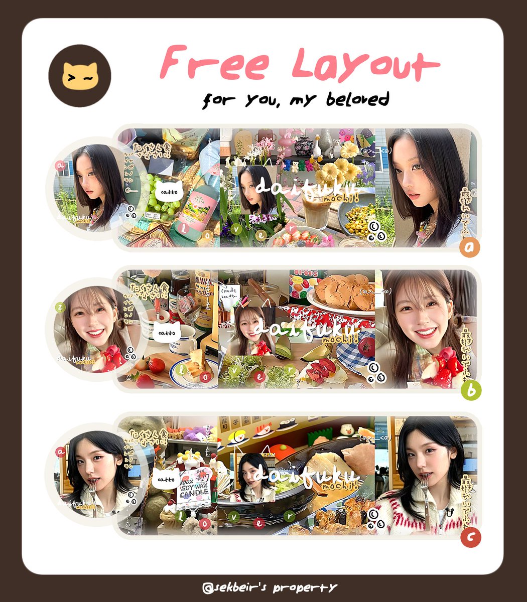 a help repost would be appreciated, thanks a lot!

in celebrating kak nana's birthday < <a href="/queeeenae/">Queena.</a> > kakak cantik mau berbagi 6 free layout nih! #BeautyOfNanaDay 🍥

📝 senin, 28 april
⏰ 20.30 WIB
📍 DM

untuk ketentuan nya ada di bawah ini, ya!
#zonauang