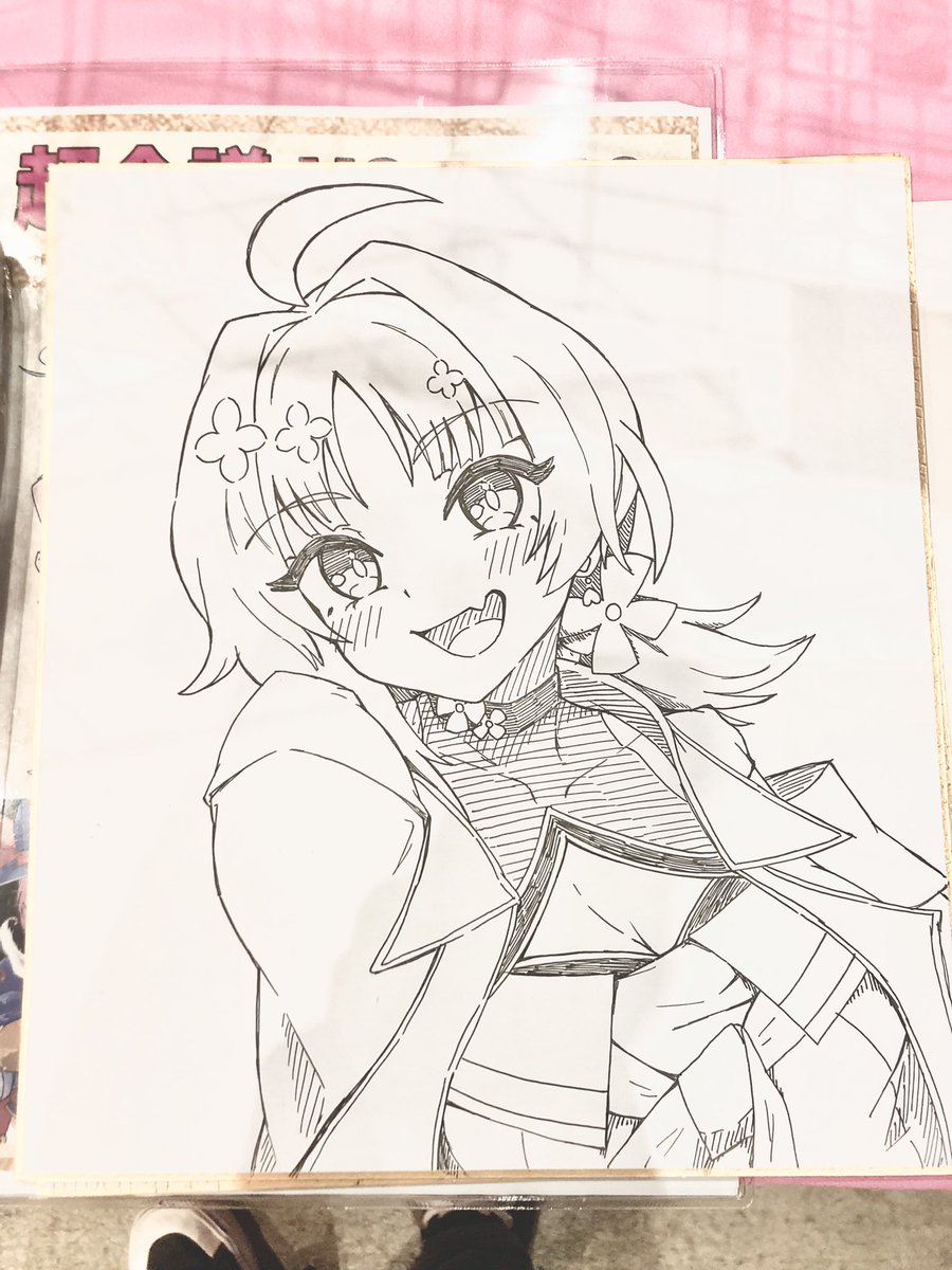 改めて超会議に持って行った色紙たちです

会場で撮影していて照明の関係で影がすごかったので編集しています(見づらかったらごめんね) 