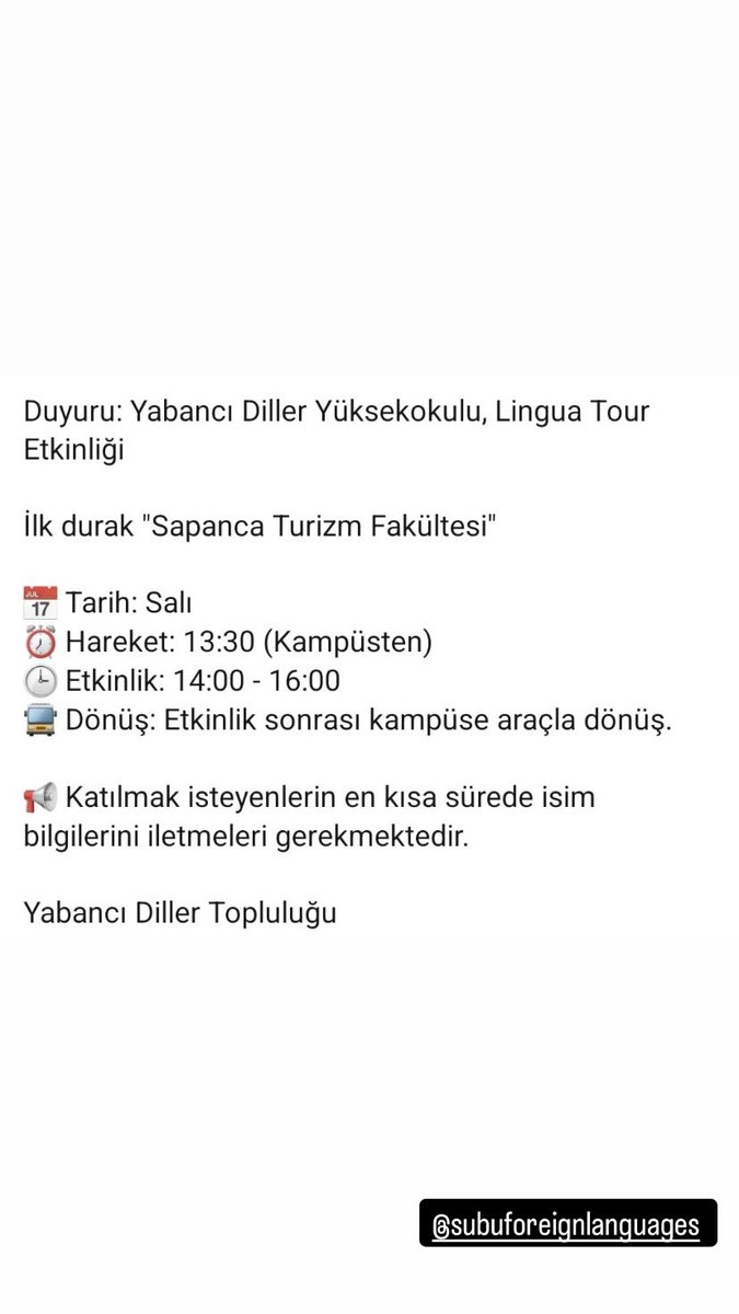 Subü Yabancı Diller Yüksekokulu (@subuydyo) on Twitter photo 