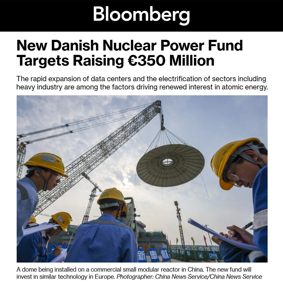 LIFTOFF 🚀
Denmark's first nuclear fund, 92 Capital (<a href="/nuclear_fund/">92 Capital</a>), has officially launched with the target of raising €350 million to invest in nuclear energy technologies.

I'm proud to be part of the team!

This marks a significant step for the future of nuclear energy.
1/2