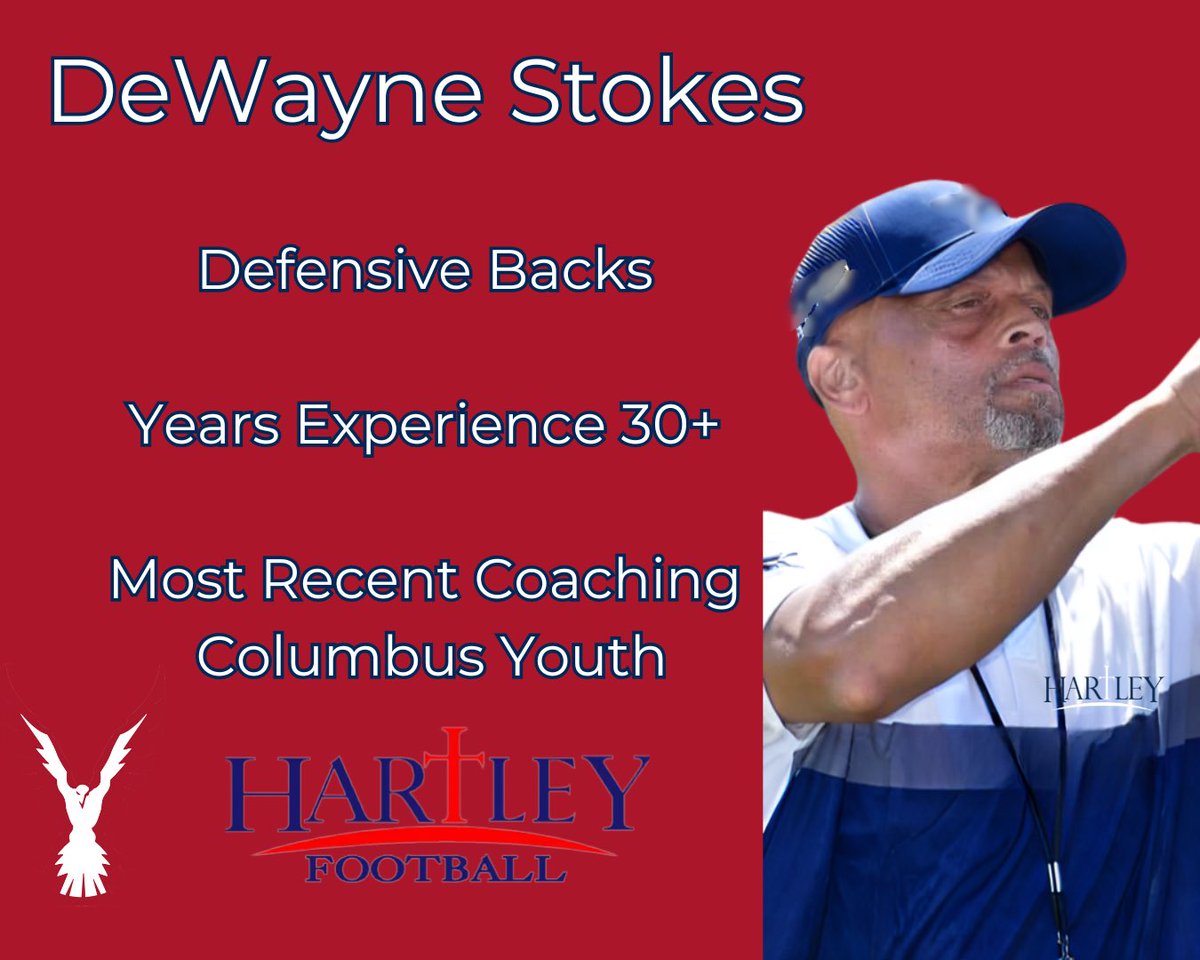 Hartley Football (@hartleyfootball) on Twitter photo Coach Stokes brings years of wisdom in working with young men to the program. He will be counted on to mentor and develop the young men of <a href="/HartleyFootball/">Hartley Football</a> Coach Stokes brings years of wisdom in working with young men to the program. He will be counted on to mentor and develop the young men of <a href="/HartleyFootball/">Hartley Football</a>