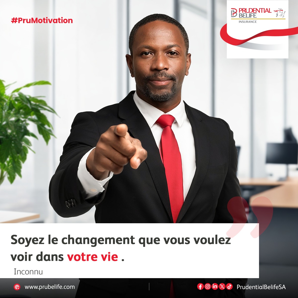 Pas besoin d’attendre un lundi matin pour se motiver.
Chaque moment est une chance d’être le changement que vous voulez voir dans votre vie.
Excellente semaine à chacun !
#Prumotivation #BonneSemaine #Inspiration