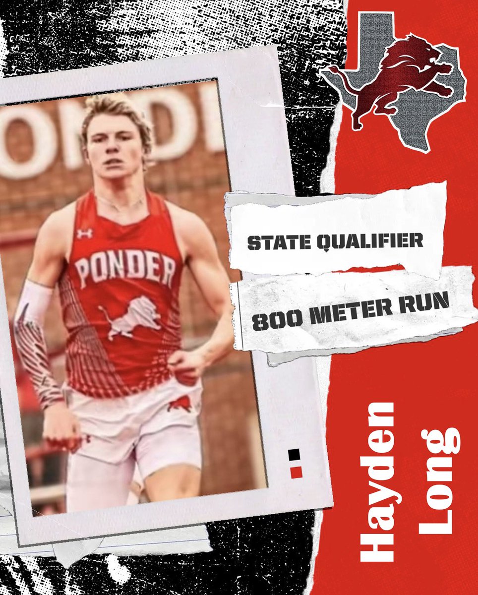 Big week for these 2 athletes as they compete at the State Track Meet down in Austin. Go rep out for Lion Nation!!

#OnTheHunt | #CatsCompete | #FAM1LY