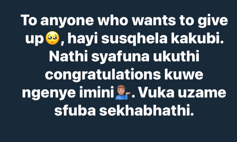 Dabane wakwa Laxa (@melikhayal3006) on Twitter photo 