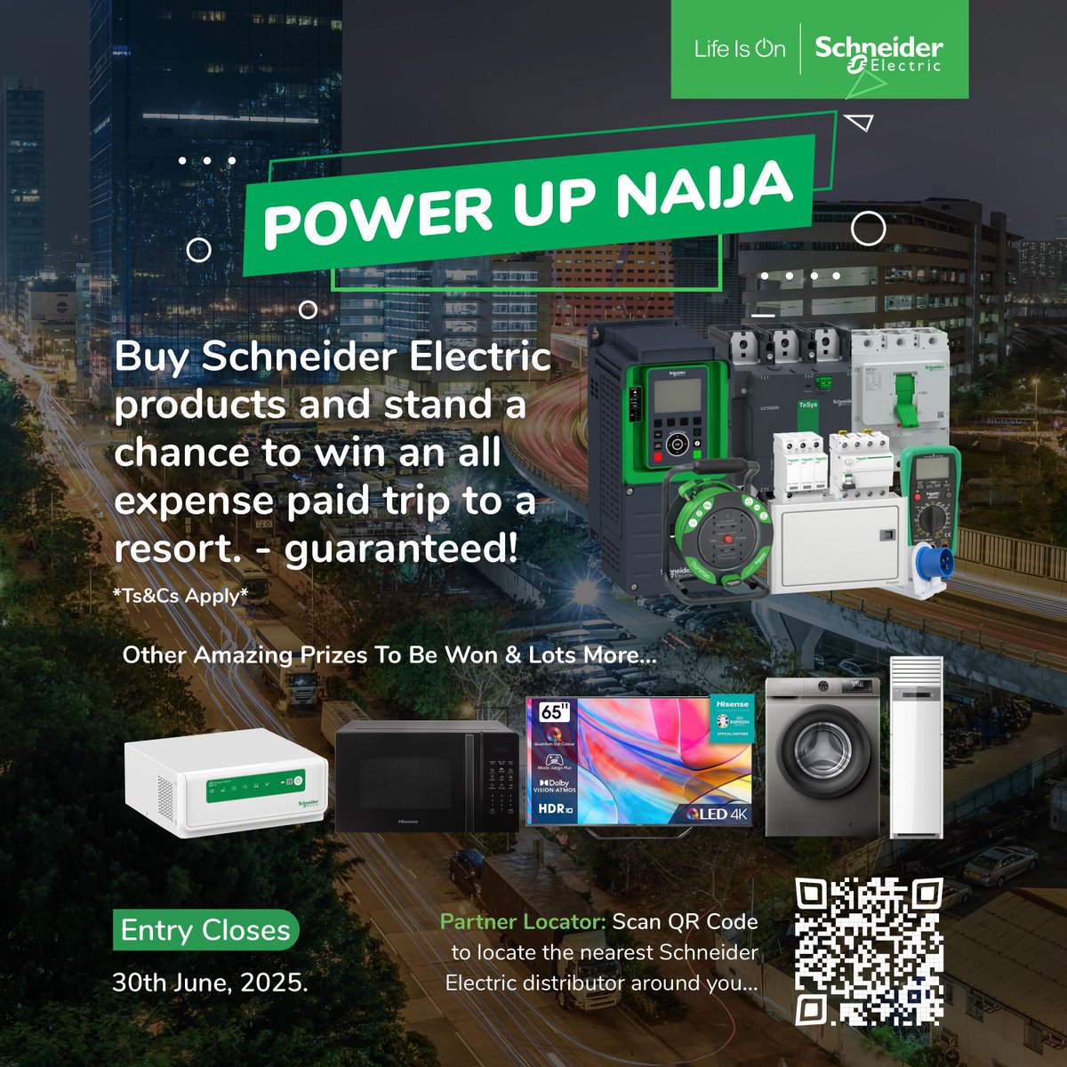 We are thrilled to announce the launch of our "Power Up Naija" campaign!  Partners are at the core of our business and this is one way we're rewarding the retailers that support our brand.
 
We have over 300 resellers (cont) spr.ly/l/60192WdfX