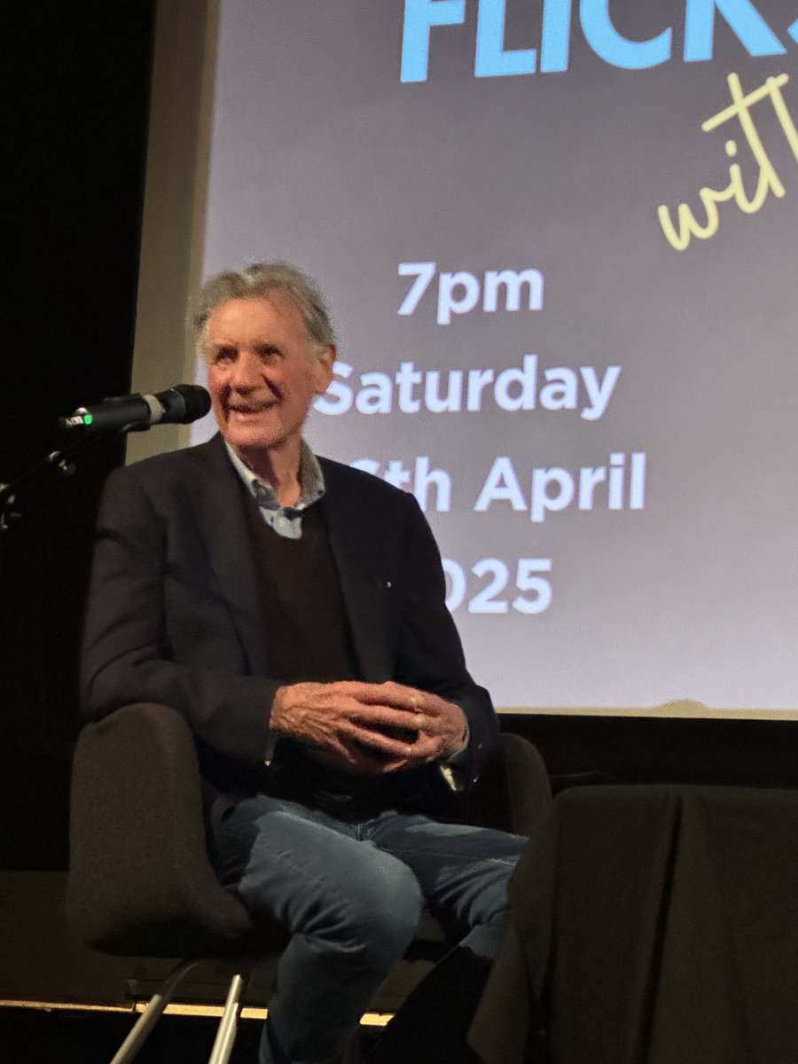 Aldeburgh Bookshop (@aldebooks) on Twitter photo Here is <a href="/MichaelPalin10/">Michael Palin</a> on stage <a href="/AldeburghCinema/">Aldeburgh Cinema Trust</a>. Signed copies available aldeburghbookshop.co.uk/shop/there-and… Here is <a href="/MichaelPalin10/">Michael Palin</a> on stage <a href="/AldeburghCinema/">Aldeburgh Cinema Trust</a>. Signed copies available aldeburghbookshop.co.uk/shop/there-and…