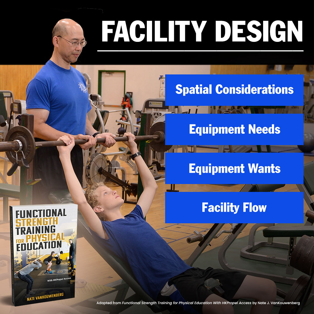HumanKineticsPhysEd (@humankineticspe) on Twitter photo No matter if your school has a fitness facility or you have a makeshift space out of a closet, Functional Strength Training for Physical Education by <a href="/Natevank19/">Nate VanKouwenberg</a> gives facility design guidelines to maximize space and budget for your setting. Learn more 👉 ecs.page.link/B6pVi No matter if your school has a fitness facility or you have a makeshift space out of a closet, Functional Strength Training for Physical Education by <a href="/Natevank19/">Nate VanKouwenberg</a> gives facility design guidelines to maximize space and budget for your setting. Learn more 👉 ecs.page.link/B6pVi