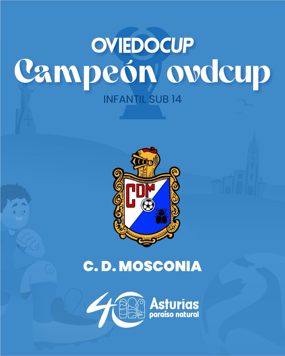 Oviedo Cup (@torneooviedocup) on Twitter photo Campeones #OviedoCUP2025 🏆Infantil sub 14 ⬇️
CATEGORÍA ORO 🥇 <a href="/RCCelta/">Celta</a>
CATEGORÍA PLATA 🥈 <a href="/a/">Ani</a>.d.colmenarviejo
CATEGORÍA BRONCE 🥉 Oza Juvenil
CATEGORÍA OVDCUP <a href="/CDMosconia/">Club Deportivo Mosconia</a>
categoría patrocinada por <a href="/TurismoAsturias/">TurismoAsturias</a>
¡Enhorabuena!
#oviedocup #oviedocup2025 Campeones #OviedoCUP2025 🏆Infantil sub 14 ⬇️
CATEGORÍA ORO 🥇 <a href="/RCCelta/">Celta</a>
CATEGORÍA PLATA 🥈 <a href="/a/">Ani</a>.d.colmenarviejo
CATEGORÍA BRONCE 🥉 Oza Juvenil
CATEGORÍA OVDCUP <a href="/CDMosconia/">Club Deportivo Mosconia</a>
categoría patrocinada por <a href="/TurismoAsturias/">TurismoAsturias</a>
¡Enhorabuena!
#oviedocup #oviedocup2025