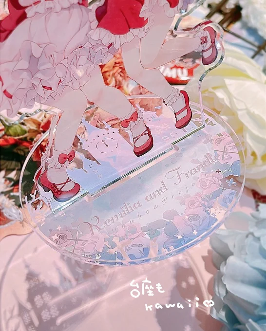 アイテム紹介5/5 第二十二回博麗神社例大祭 東5 ち14【きのこのみ】レミリア&フランドールアクリルスタンドレミフラはよきものだ。とてもかわいく仕上がりました台座もkawaii1家に1台いかがでしょうか૮₍ ⸝⸝' ˘ '⸝⸝ ₎ა#博麗神社例大祭 #東方Project #2025GWきのこのみ 