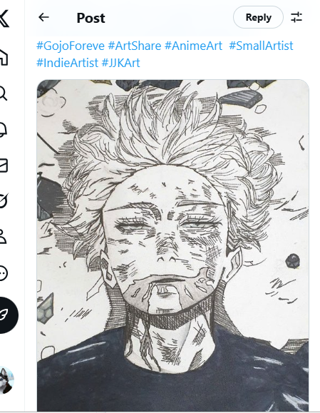 3Dotsq's tweet photo. Even as time passes, the memories remain clear...
🌌💙
#Gojo #GojoSatoru #JujutsuKaisen #JJK #Fanart #AnimeArt #RIPGojo #ForeverInOurHearts https://t.co/EwDUjiw8FN
