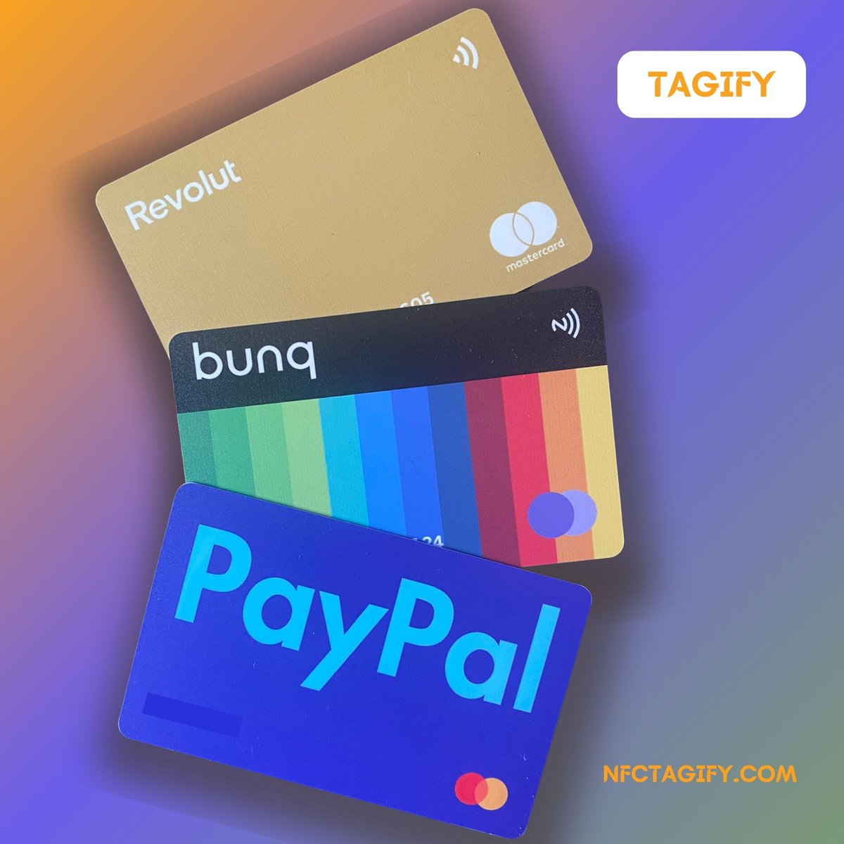NFCTagify's tweet image. Tired of missing tips? Use NFC cards with PayPal, Revolut, or bunq for easy contactless tipping!

Read more: rfr.bz/tc48d1d

#nfcpayments #cashlesssolutions