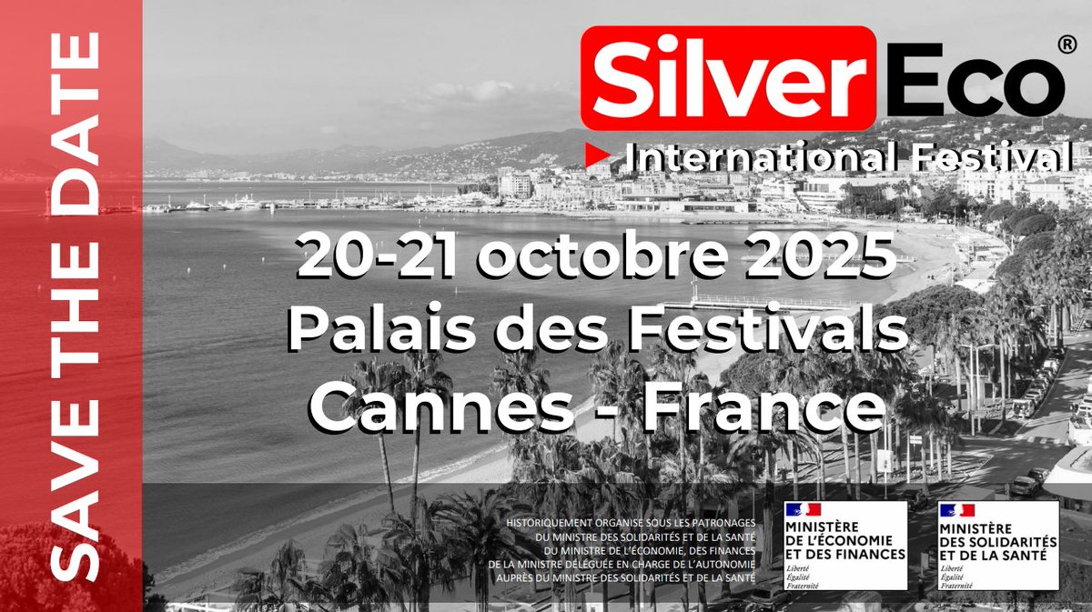 Cap Digital (@cap_digital) on Twitter photo Le Festival International <a href="/SilverEco_Fr/">Silver Eco</a> , grand rendez-vous B2B dédié au Bien-Vieillir, revient pour une nouvelle édition ! 🔎
Rendez-vous à Cannes les 20 et 21 octobre, avec pour nos adhérents, des offres sur-mesure...
Inscriptions 👉 silvereco.org/pass/subscribe… Le Festival International <a href="/SilverEco_Fr/">Silver Eco</a> , grand rendez-vous B2B dédié au Bien-Vieillir, revient pour une nouvelle édition ! 🔎
Rendez-vous à Cannes les 20 et 21 octobre, avec pour nos adhérents, des offres sur-mesure...
Inscriptions 👉 silvereco.org/pass/subscribe…