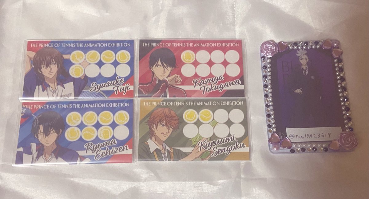 【交換】　テニプリ  テニプリ展　ショッピングカード　特典　

譲:越前、不二、千石、徳川
求:赤也

郵送希望。途中辞退があった為再度ポストしております。