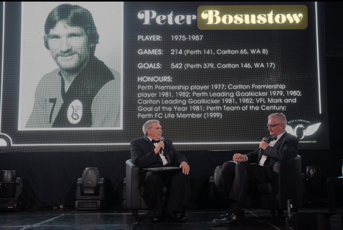 Over the years I have have had the honour and more importantly the privilege of being a part of the <a href="/WAFLOfficial/">WAFL</a> Hall of Fame and being able to share the stage with my heroes.

Today we lost another one 💔

Everyone loved Buzz ❤️