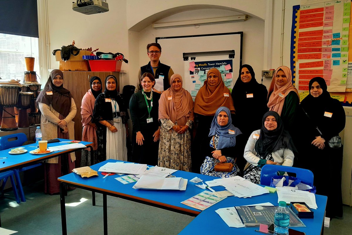 Vanessa Muirhead (@muirheadvanessa) on Twitter photo Thank you <a href="/EFALondon/">English for Action 🧡</a> for inviting us to host a "Big Mouth" Conversation with your English Speakers of Other Languages (ESOL) learners. We are honoured to be able to capture your seldom-heard stories and ideas in the Big Mouth Tower Hamlets project in collaboration with <a href="/SAfHUk/">Social Action for Health</a>. Thank you <a href="/EFALondon/">English for Action 🧡</a> for inviting us to host a "Big Mouth" Conversation with your English Speakers of Other Languages (ESOL) learners. We are honoured to be able to capture your seldom-heard stories and ideas in the Big Mouth Tower Hamlets project in collaboration with <a href="/SAfHUk/">Social Action for Health</a>.