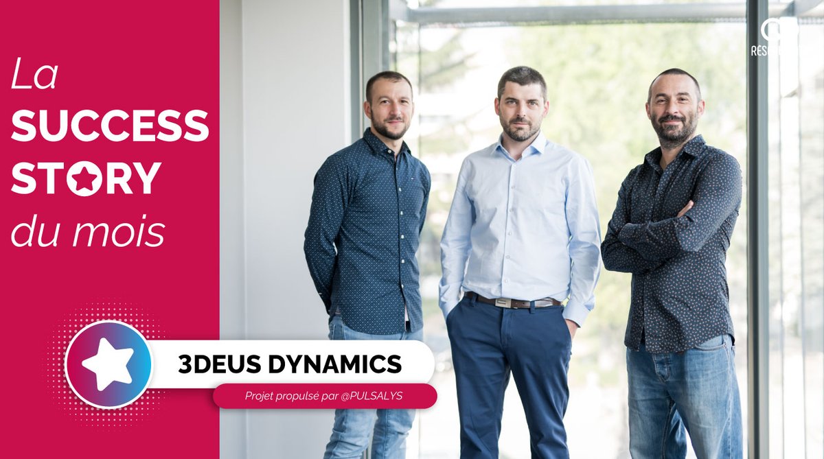 [⭐La Success Story du mois <a href="/ReseauSATT/">Réseau SATT</a>⭐]

#3DeusDynamics, startup portée par <a href="/Pulsalys/">PULSALYS</a>, élargit les frontières de l'impression 3D avec son processus de Moulage Dynamique qui permet de fabriquer des matériaux composites souples fonctionnalisés.

➡️ satt.fr/3deus-dynamics/
