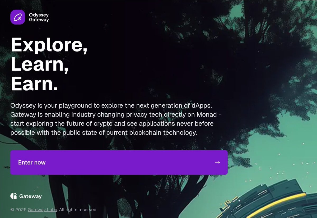 ade0nchain's tweet photo. Want to farm a potential #Monad airdrop? Here’s a fun way: play Rock, Paper, Scissors on Monad Testnet 
With @Gateway_xyz

✅ How to Start:

Visit 👉 https://t.co/0ksJQOLdbC

Click "Enter Now" and connect your wallet

A new Odyssey wallet will automatically be created for you https://t.co/3nYadhWJLt